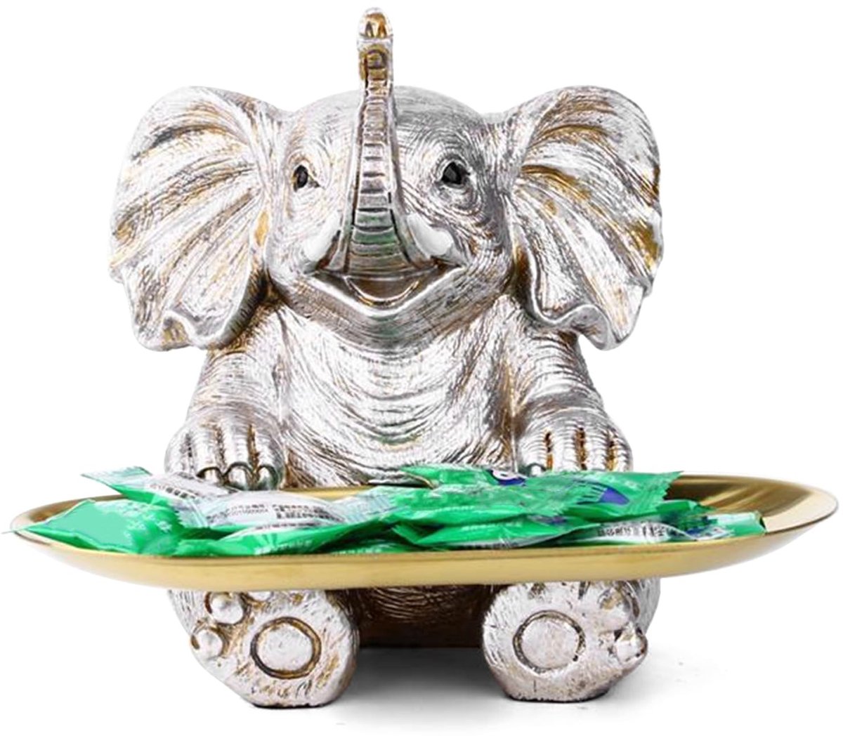 SolidKeus - Olifant Standbeeld met Opbergfunctie