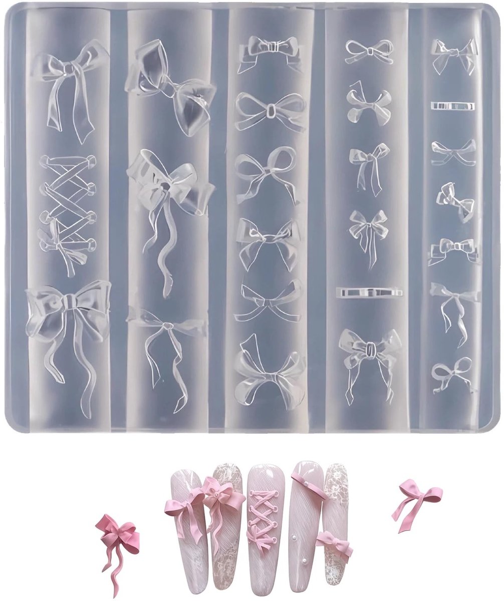 SolidKeus - Nagel Mold, Nagel Stempel Set met 3D Gel Nagel Art