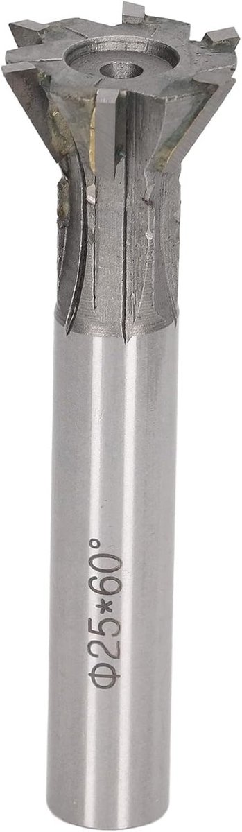 SolidKeus - Dovetail Cutter 25mm voor Snelle Bewerking van Diverse Materialen