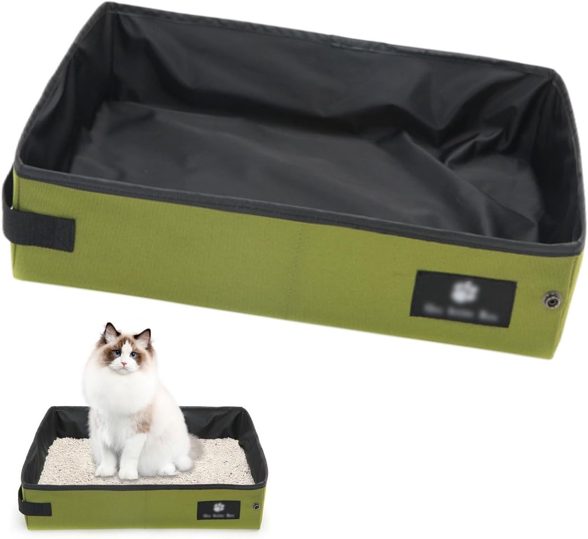 SolidKeus – Draagbare Opvouwbare Kattenbak voor Reizen