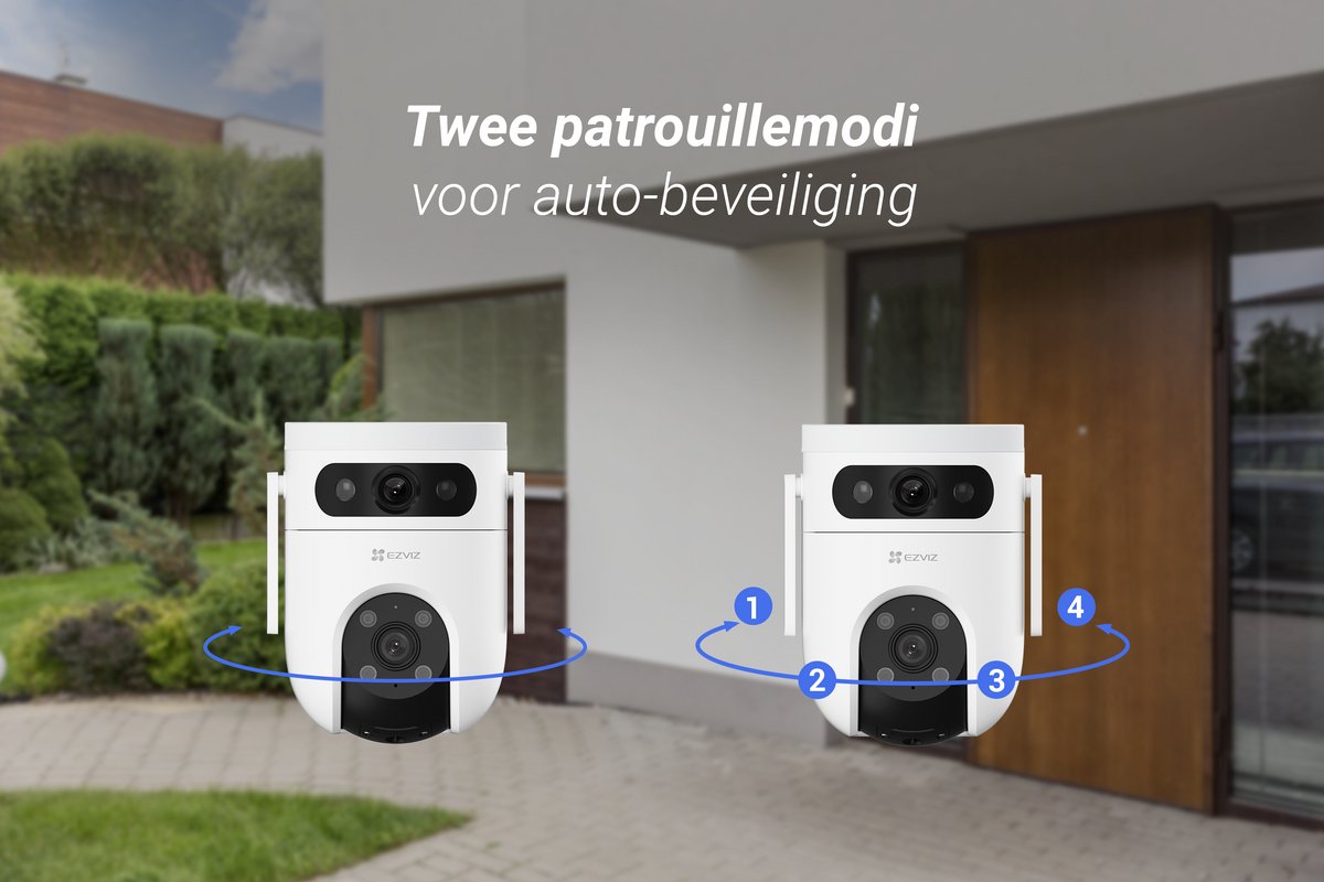 EZVIZ H9C Beveiligingscamera 2K met Pan & Tilt Functie - afbeelding 2