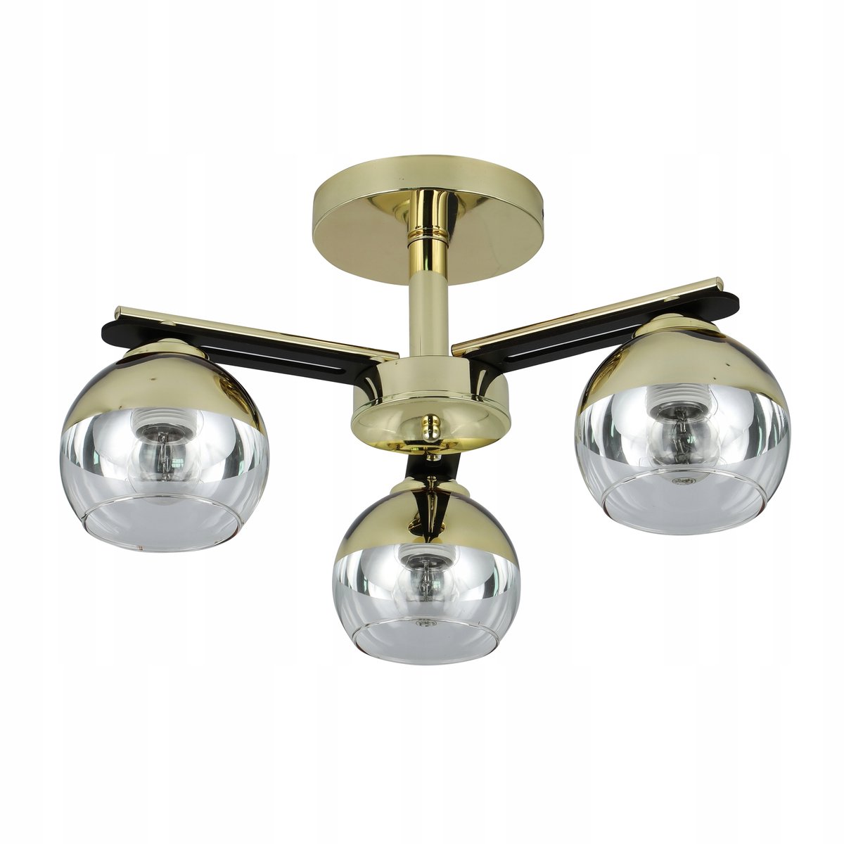 MOMO Plafondlamp Goud 3 Lichts E27 Ø48cm