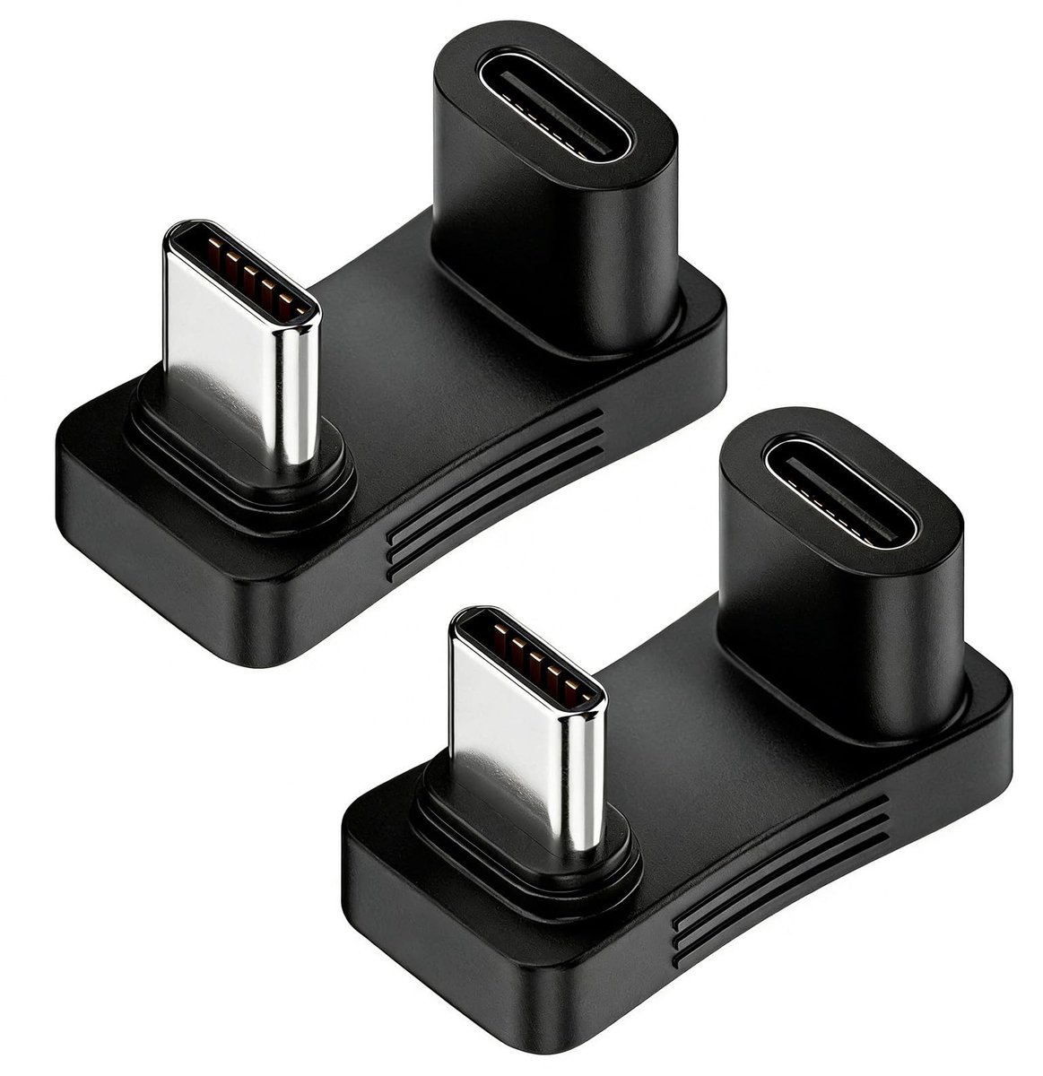 SolidKeus - USB C 180 Graden Adapter met U-Vormig Ontwerp