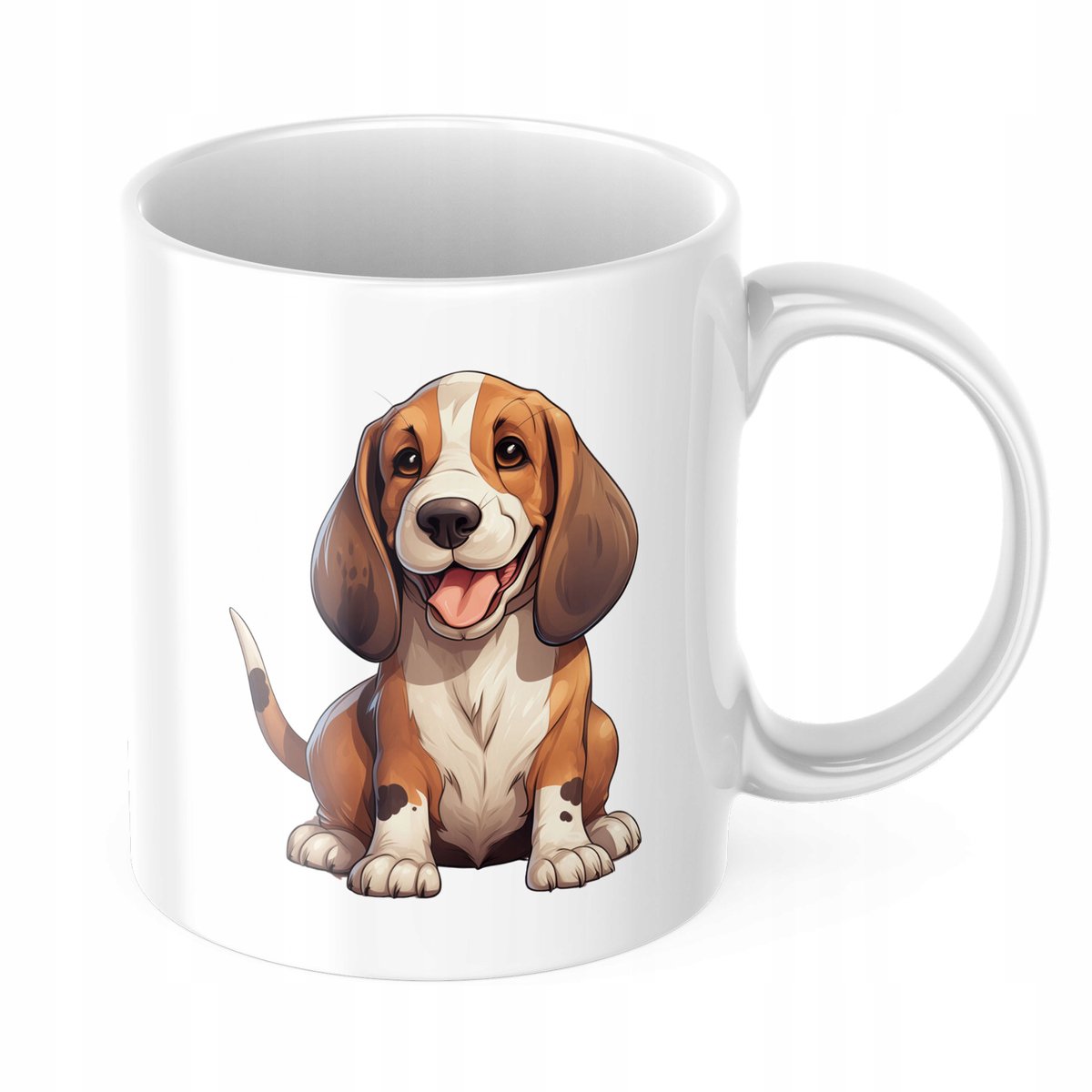 Keramische Mok met Basset Hound Design - 330 ml