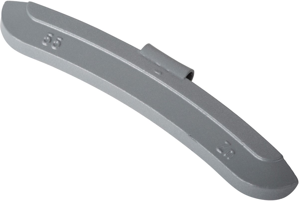 Wielgewicht zink 55 gram – stalen velg – 50 stuks