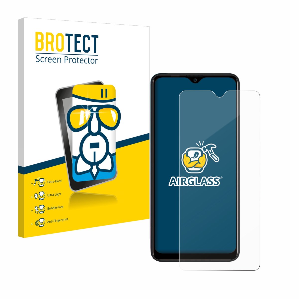 Screenprotector voor Blackview A80 Pro Beschermglas transparant
