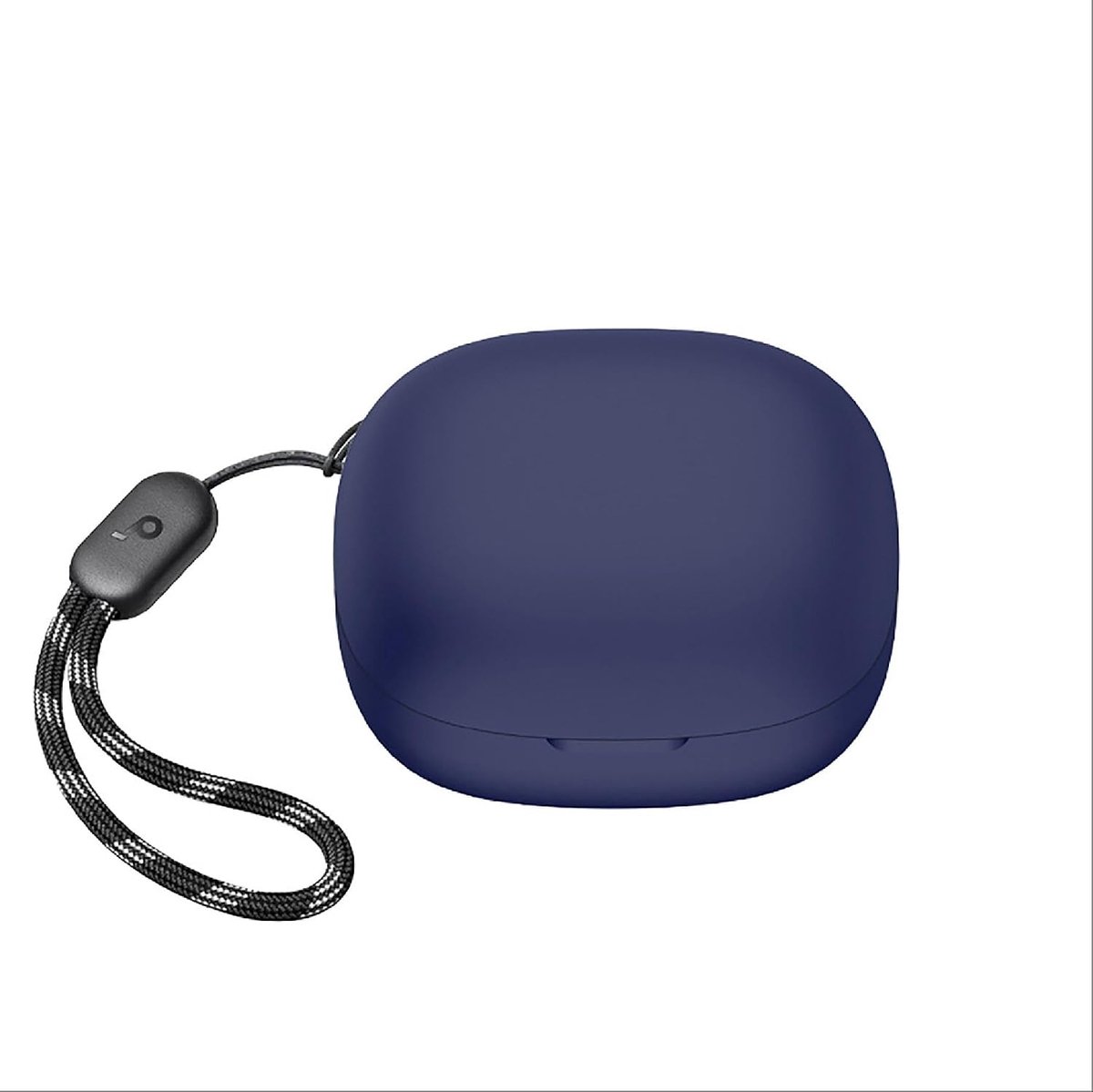Siliconen schokbestendige beschermhoes compatibel met Soundcore P20i/P25i - Ultradunne hoes, geen geur - donkerblauw