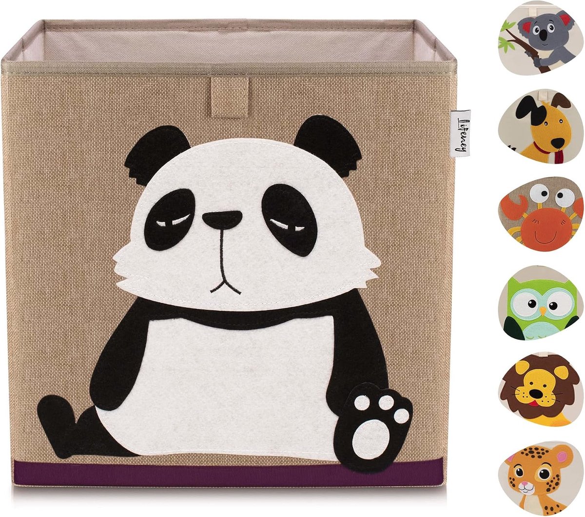 Panda Opbergdoos - Kleurrijk, Duurzaam en Ruim - Ideaal voor Kinderkamer, Speelgoedopslag en Organisatie