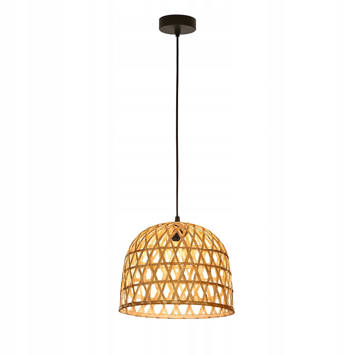 Bamboe Hanglamp Stijlvol Boho Rotan Hout - 40cm