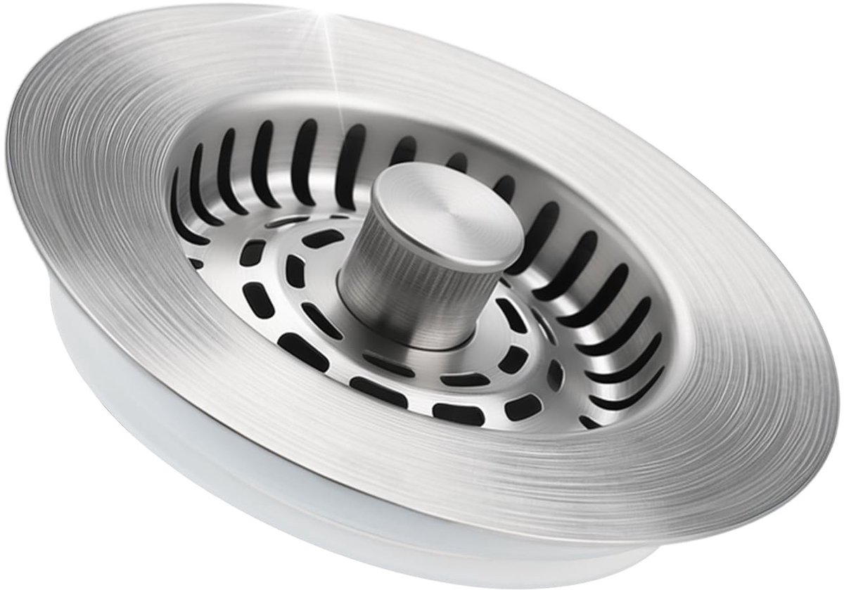 SolidKeus - Upgrade 3-in-1 Gootsteenstop met Anti-Verstoppingseigenschappen