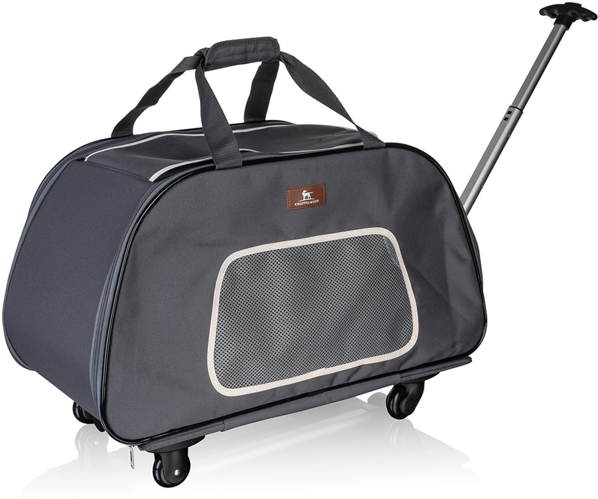 Knuffelwuff opvouwbare hondentrolley Prineville - transporttas hondenwagen met handgreep S 56x35x33 cm