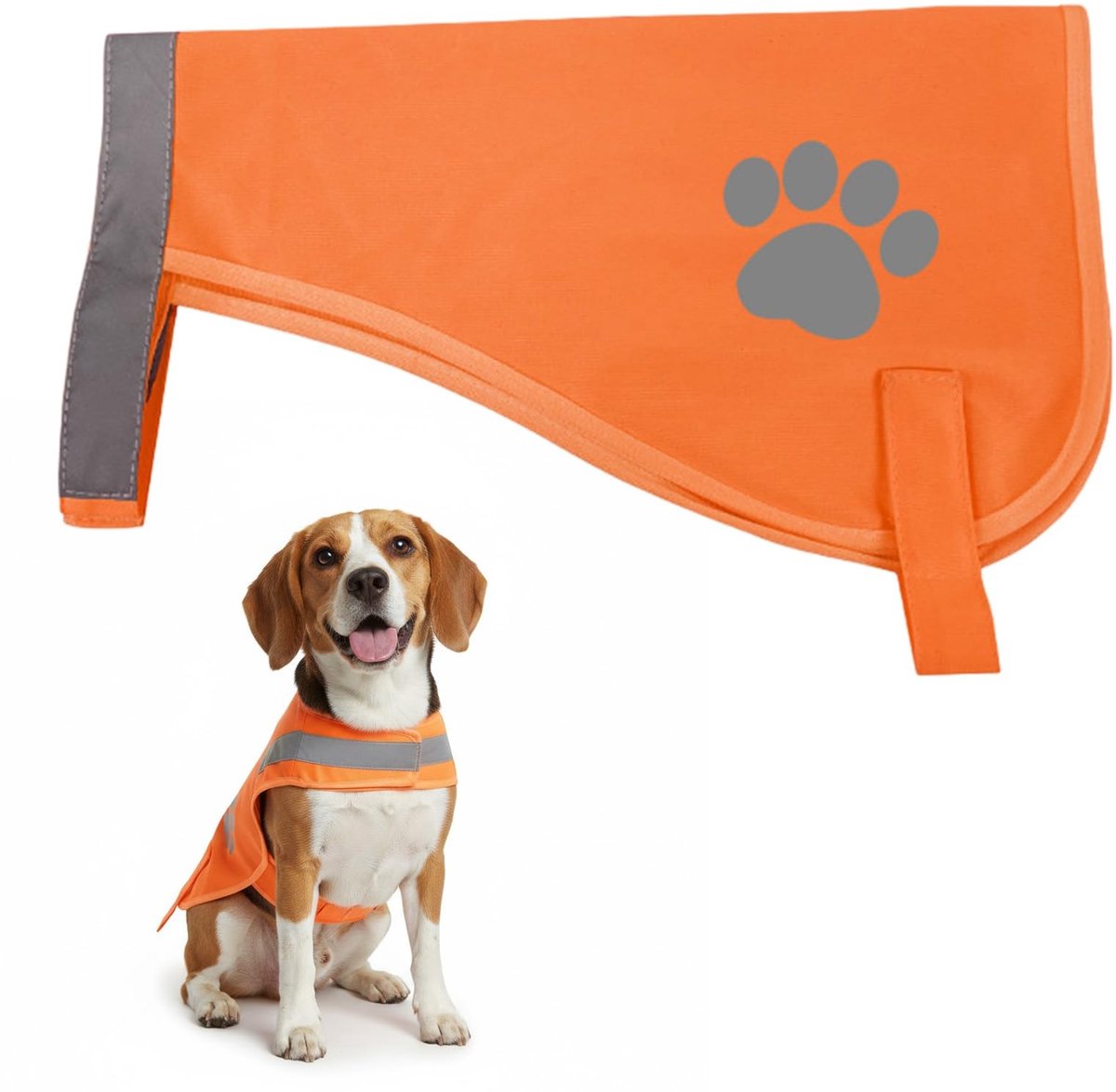 SolidKeus - Reflecterende Veiligheidsvest voor Honden voor Avondwandelingen