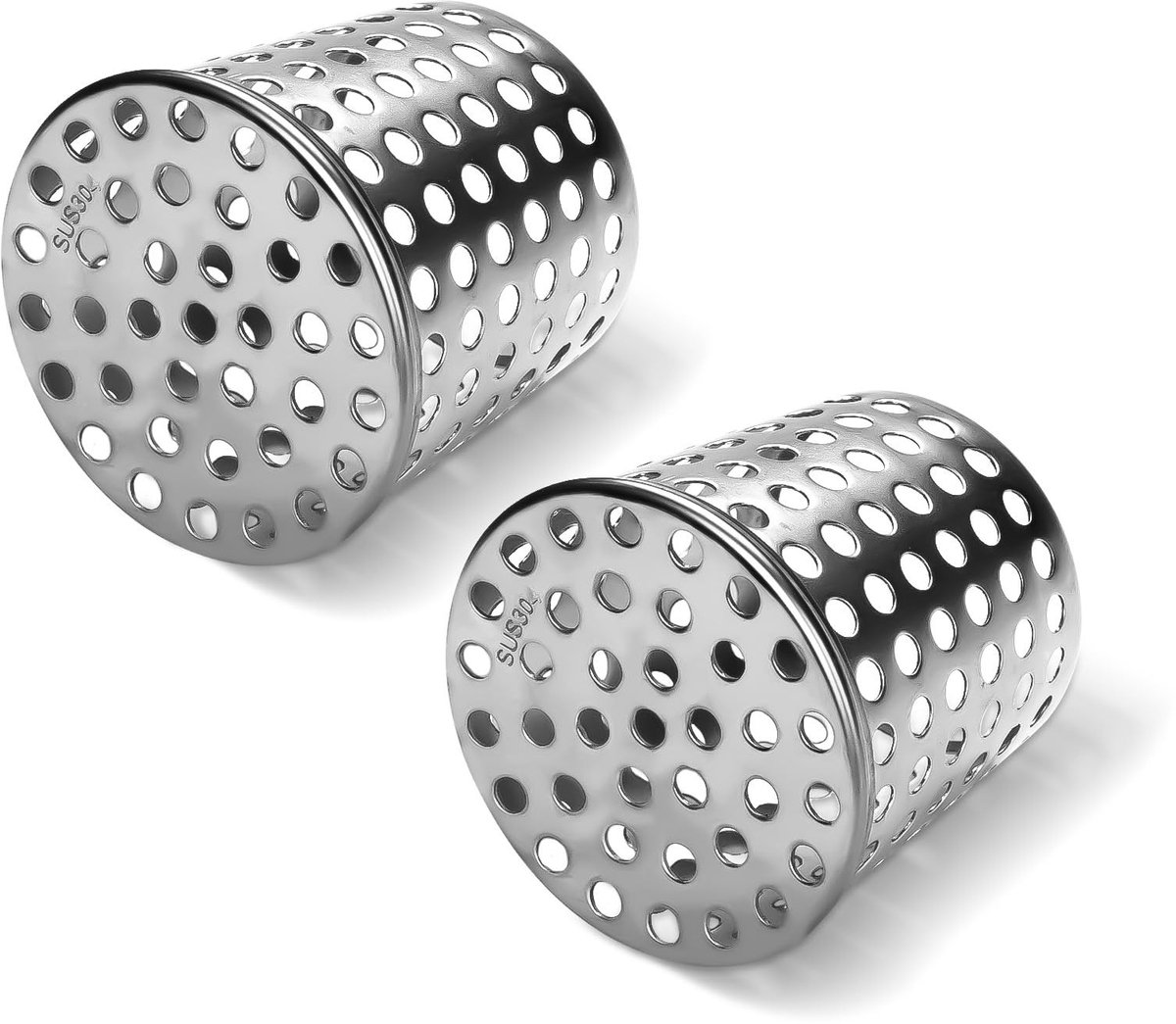 SolidKeus - 2 Stuks PVC Ventilatierooster voor 1.97 tot 2.5 inch Pijpen
