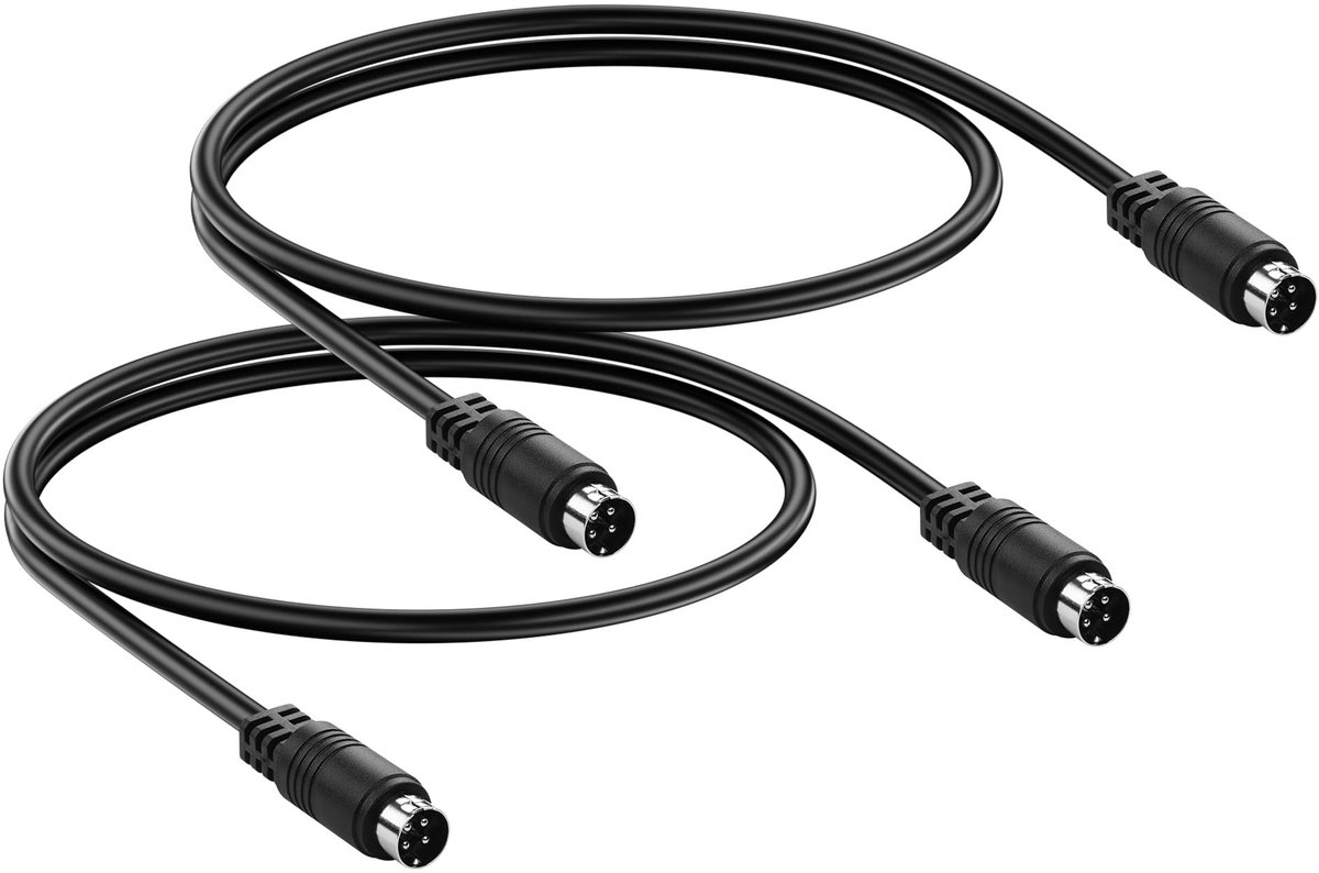 SolidKeus - Mini 4 Pin DIN Kabel 2 Pack voor Audio en CCTV