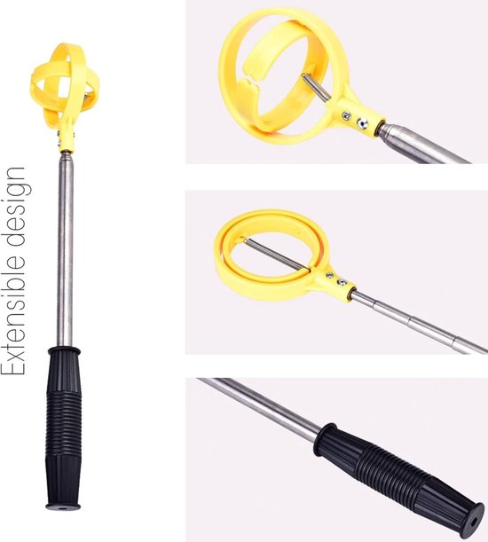 Telescopische Golfbal Retriever van RVS, Golfbal Picker en Pickup Schep voor Golfaccessoires, Perfecte Cadeaus voor Golfers, 39-215 cm — afbeelding 4