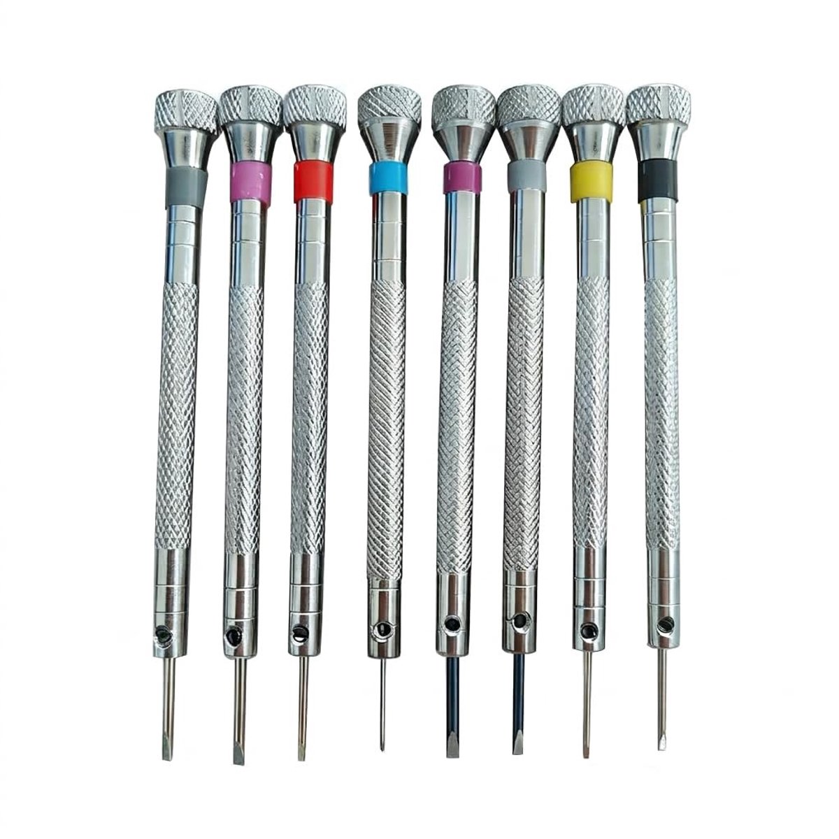 SolidKeus - 8-delige Precisieschroevendraaierset voor Horloge Reparaties