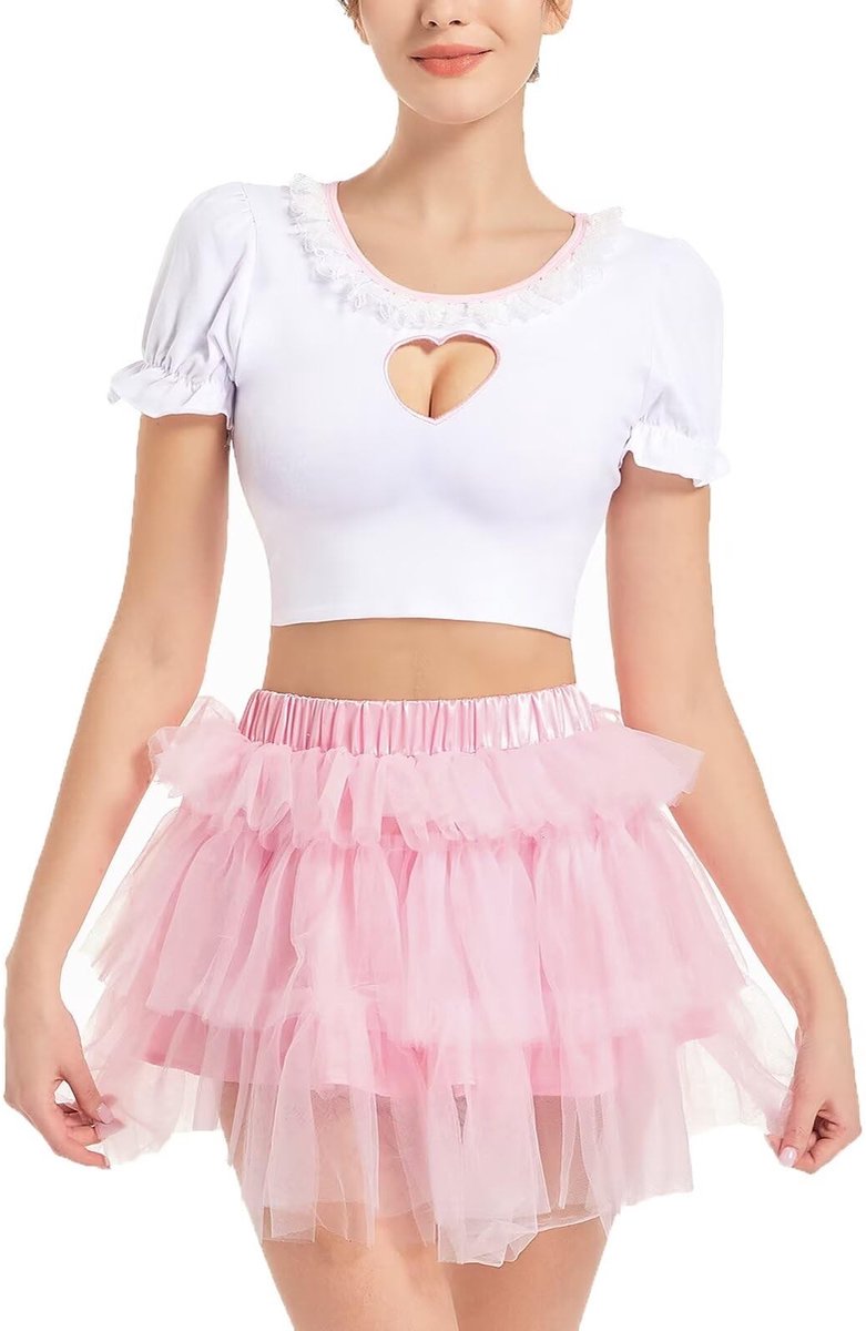 SolidKeus - Kawaii Tulle Puffy Rok voor Dames