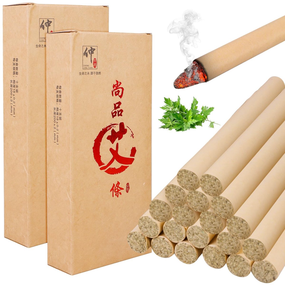 SolidKeus - Moxa-rollen voor Zachte Moxibustion 20 Stuks