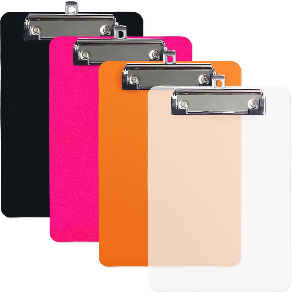 SolidKeus - 4 Stuks A5 Clipboards in Verschillende Kleuren
