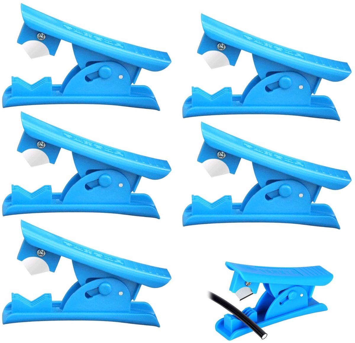 SolidKeus - Set van 5 PVC Buisknippers voor Tot 12 mm Diameter