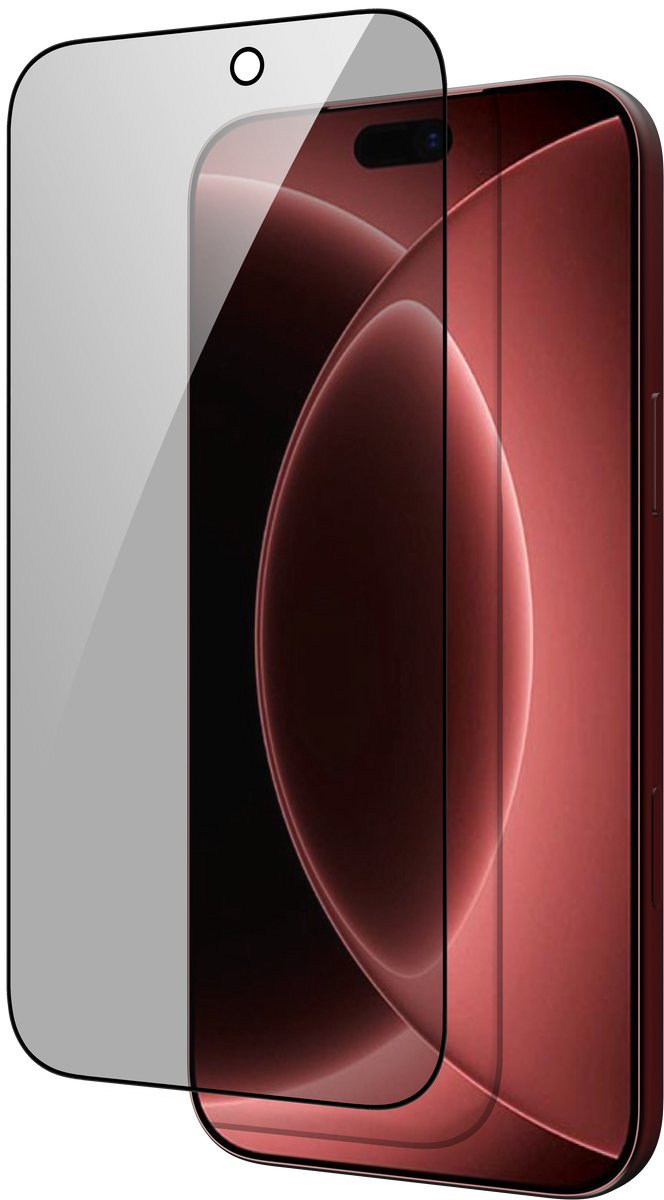 Just in Case privacy Screenprotector geschikt voor iPhone 18 Pro - Screenprotector Anti Spy Gehard Glass