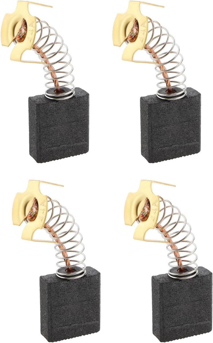2 Paar 7mm x 17mm x 18mm Motor Koolborstels Compatibel met Macallister MSBR1700-A Sloop Betonbreker 1700W Vervanging Koolborstels