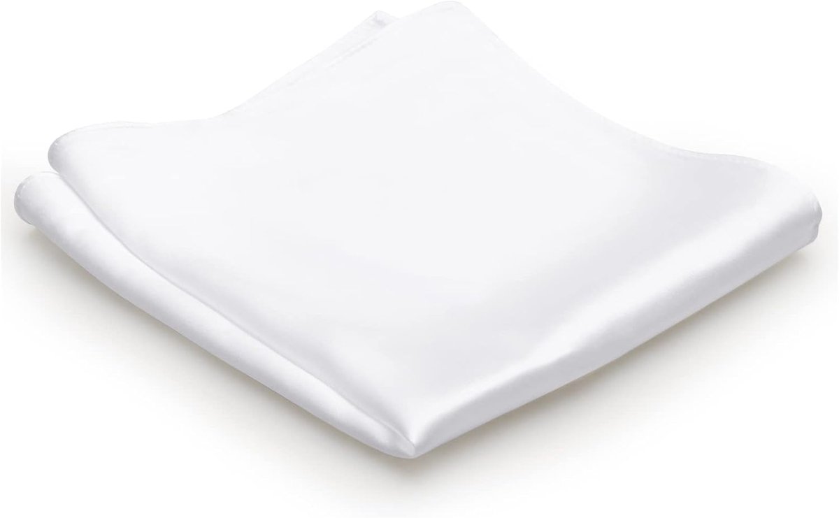 100% zijden zakdoek 30 x 30 cm 16,5 momme pochetten ivoor wit