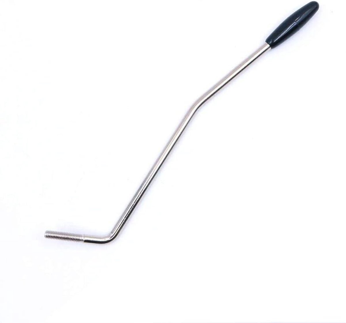 Tremolo Arm 5mm voor ST Squier Elektrische Gitaar - Chroom met Zwarte Tip, Perfect voor Gitaaronderdelen en Accessoires