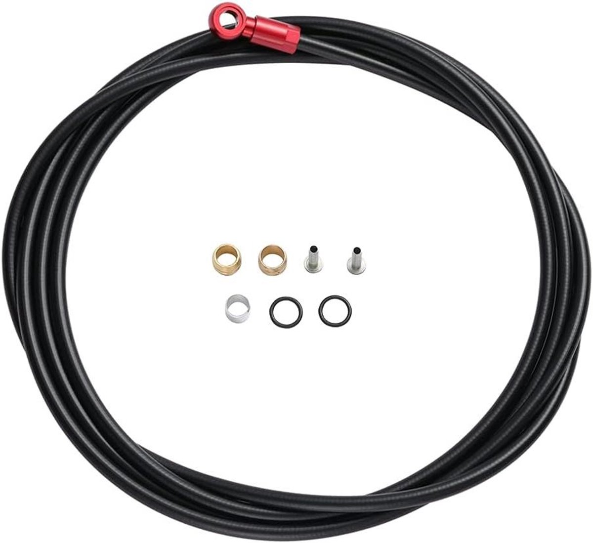 Fiets Hydraulische Rem Slang - Remkabel Set - Fiets Onderhoud - 2000mm Lengte - 2.0 x 5.0 mm