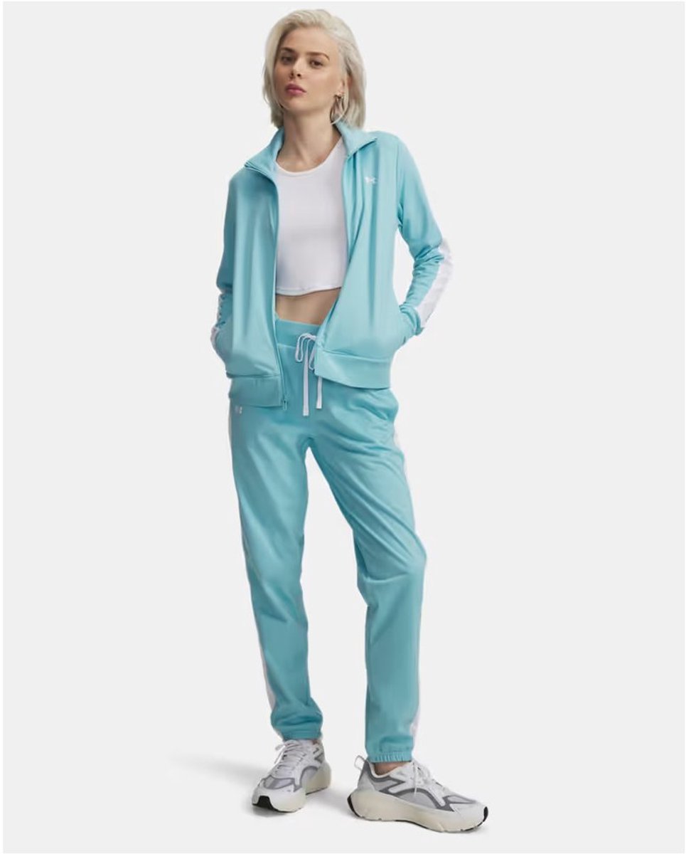 Under Armour Tricot Trainingspak Blauw XL Vrouw