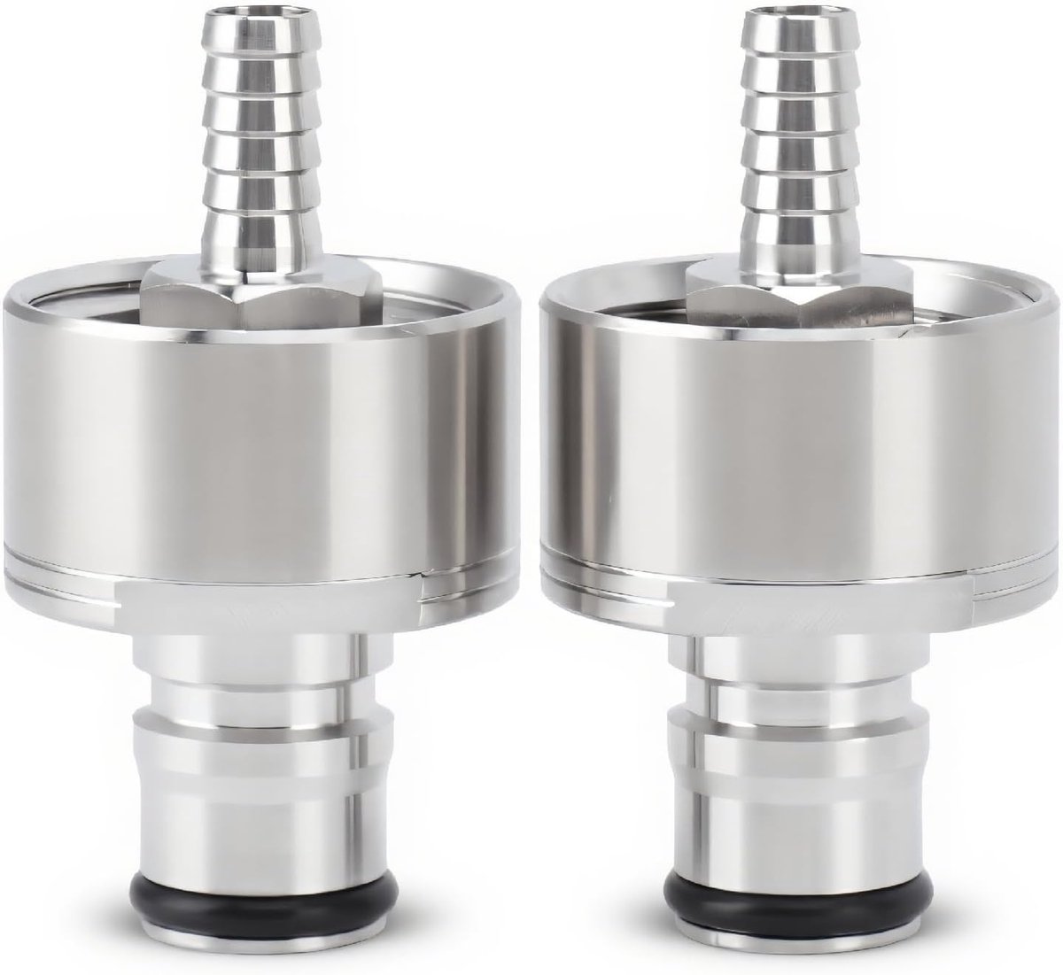 SnelShoppen - 2 Stuks RVS Carbonatie Caps Set voor Thuisgemaakte Dranken - Ideaal voor Carboneren van PET Flessen, Voedselveilige Afsluitpads Inbegrep