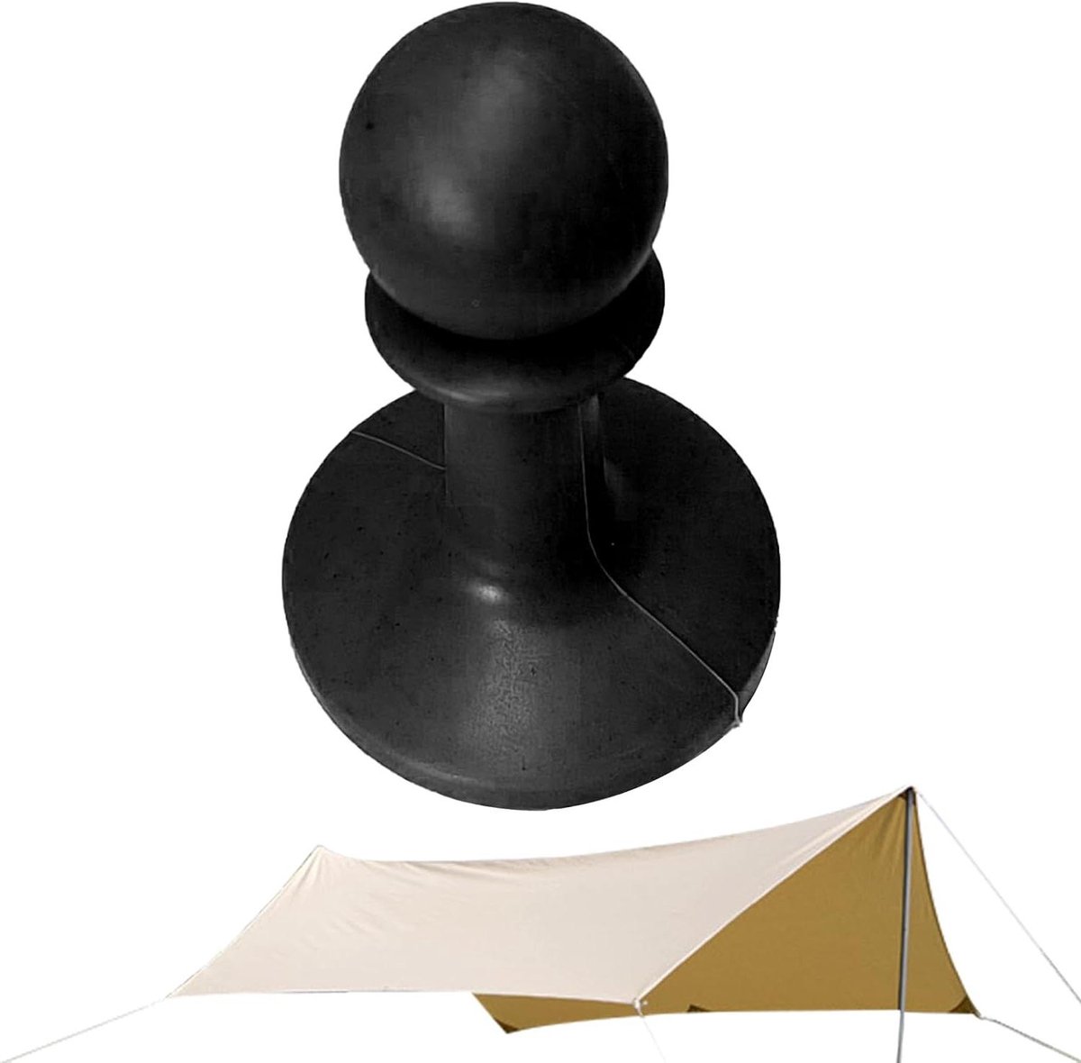 Anti-Bliksem Tentstok Beschermer - Bliksem Sensor Tent - Veilig Kamperen - Antidonder Ontwerp - 7 x 6.7 x 5 cm
