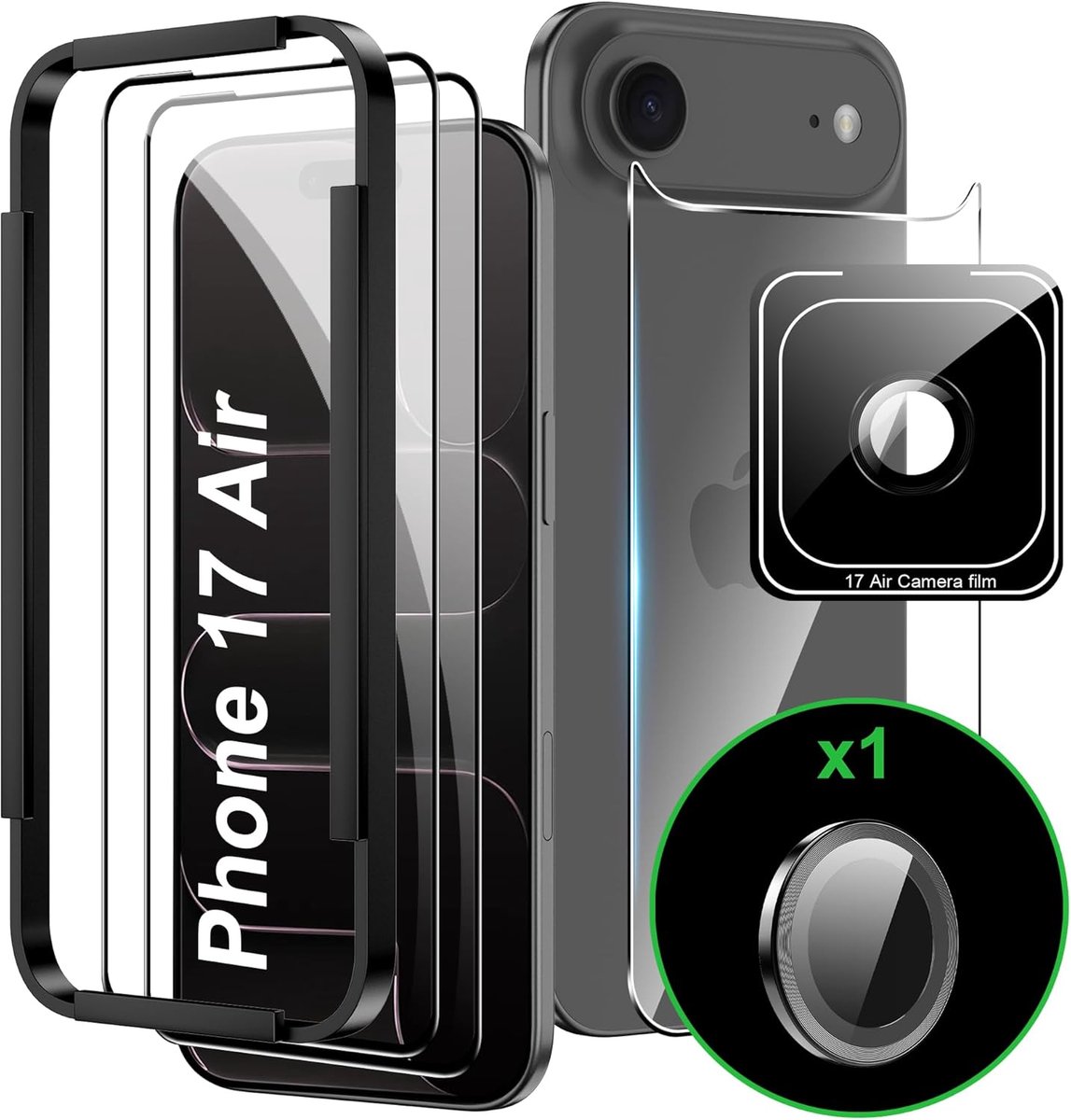 Tempered Glass Screen Protector 17 inch - 2 Stuks - Positioneringsframe - Ultradun en krasbestendig - ShopVlot