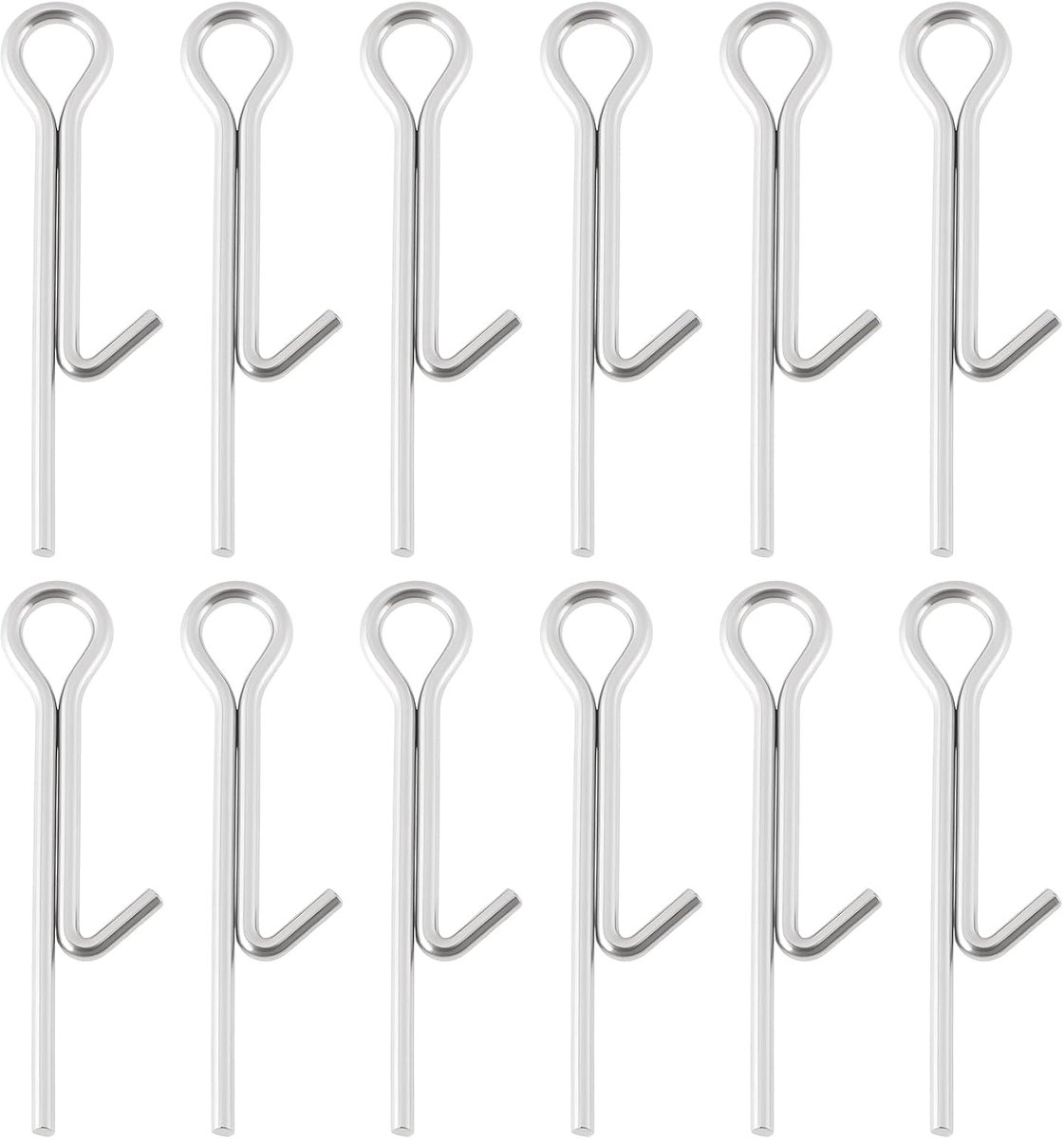 SnelShoppen - 100 Stuks Vissen Stinger Spike Connect Pins Naalden voor Lange Snoek Baars Lures Zachte Plastic Aas