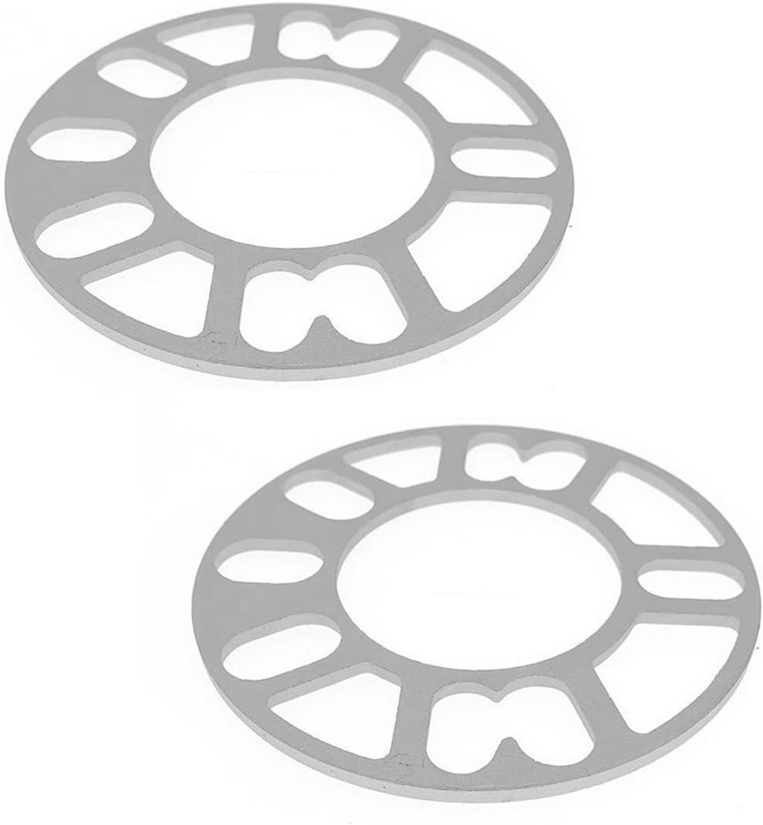 2pcs 5mm Wheel Spacers, Universal Aluminum Hub Centric Washers for 4/5 Hole Wheels, OD150mm, ID78mm - ShopVlot