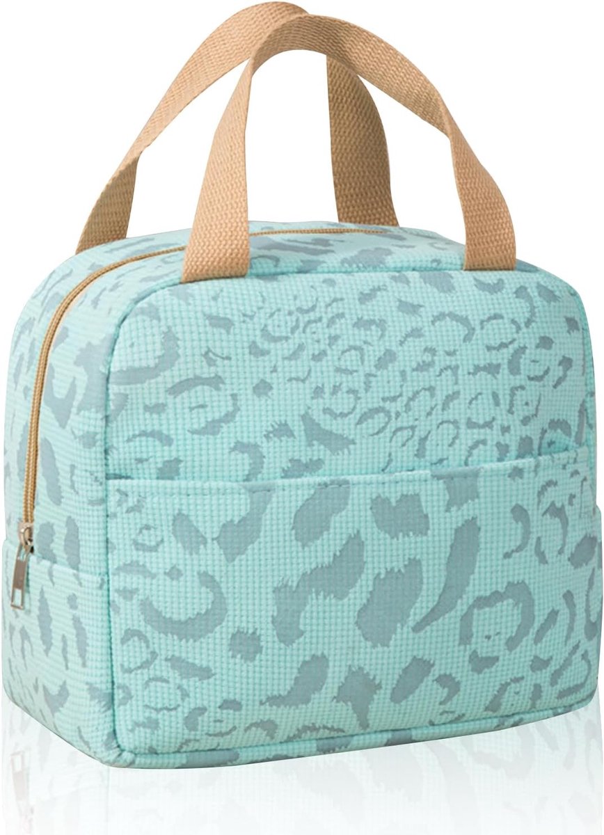 SnelShoppen - Voedsel Thermo Tas voor Werk, Draagbare Lunch Tas voor Vrouwen en Mannen, School, Kantoor, Reizen, Picknick (Blauw)