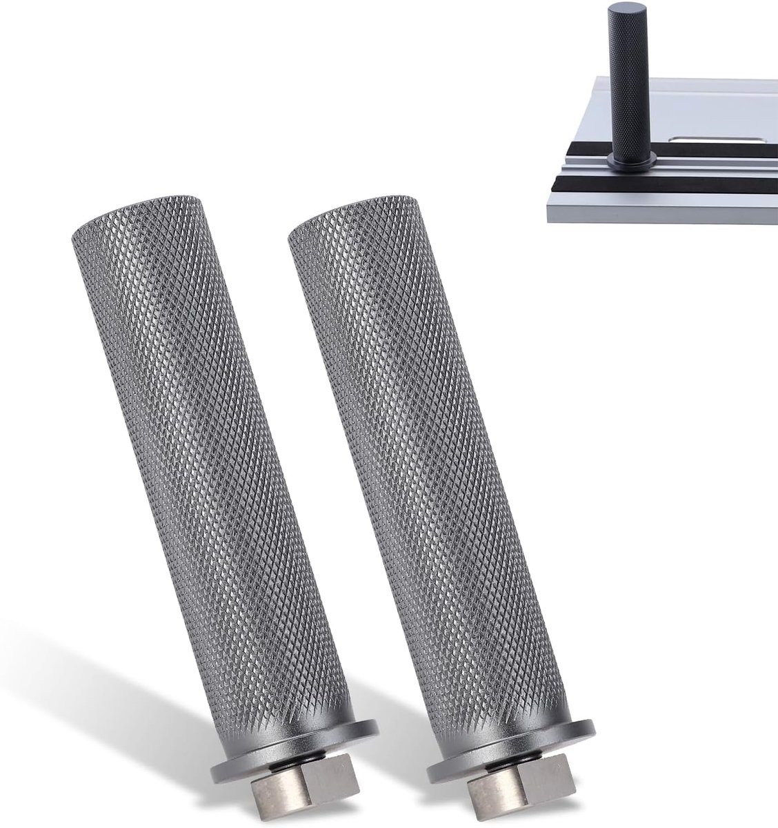 SnelShoppen - 2 Pack Bankhond Klemmen, 20mm Houtbewerking Klemmen, Aluminium Legering Tafel Klemmen voor Houtbewerkingsgereedschap