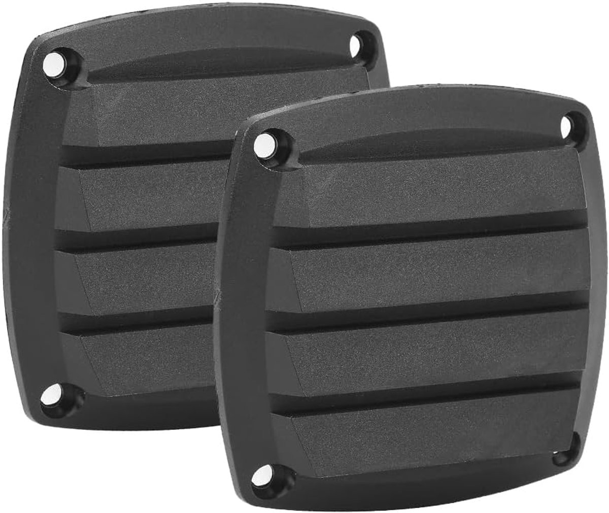 SnelShoppen - 3 Inch Ventilatie Rooster, Zwart Marine Ventilatie Rooster voor Boot, Scheepvaart Ventilatie Rooster, Ventilatiekanalen Louvre Deksel vo