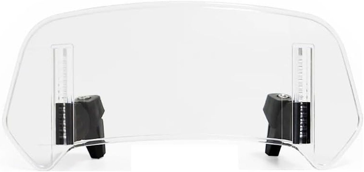 Motorfiets Windscherm - Verstelbare Spoiler - Comfortabele Rit - Bescherming Tegen Wind - Universeel - Transparant