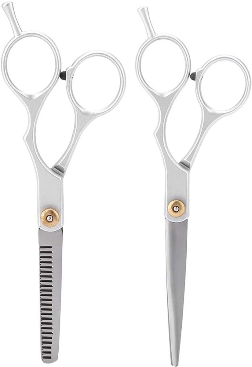 SnelShoppen - Professionele Kappersschaar - Haar Knip- en Effileerschaar van RVS - Duurzaam en Roestvrij - Haar Salon Gereedschap - Voor Thuisgebruik