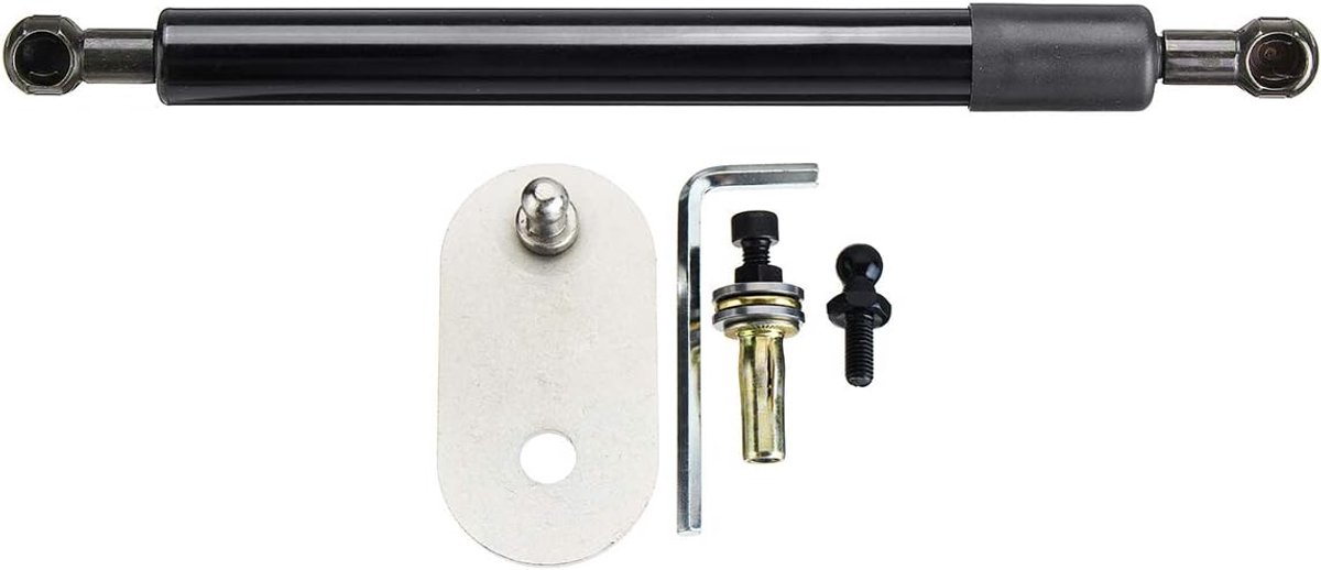 Schokdempers achterklep - 36 cm - staal - verbeterde stabiliteit voor Dodge Ram 1500 2500 3500 - ShopVlot