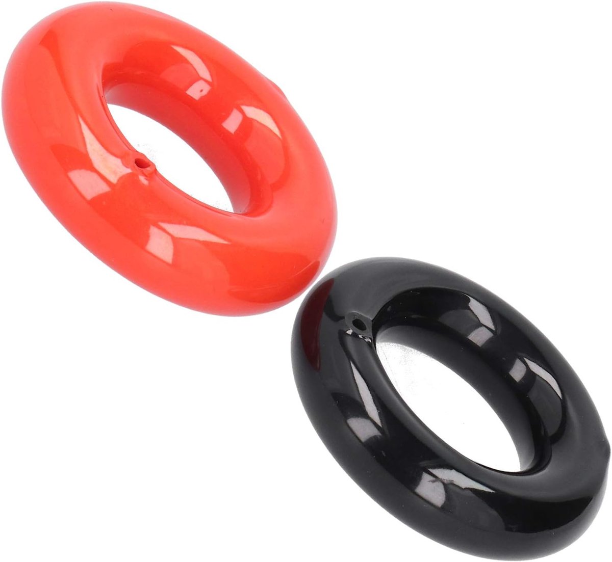 SnelShoppen - Golf Swing Gewicht Ring, Zwart & Rood, Golfclub Rond Gewicht, Swing Training Accessoires voor Golfclubs, Warm Up Oefeningen en Praktijk