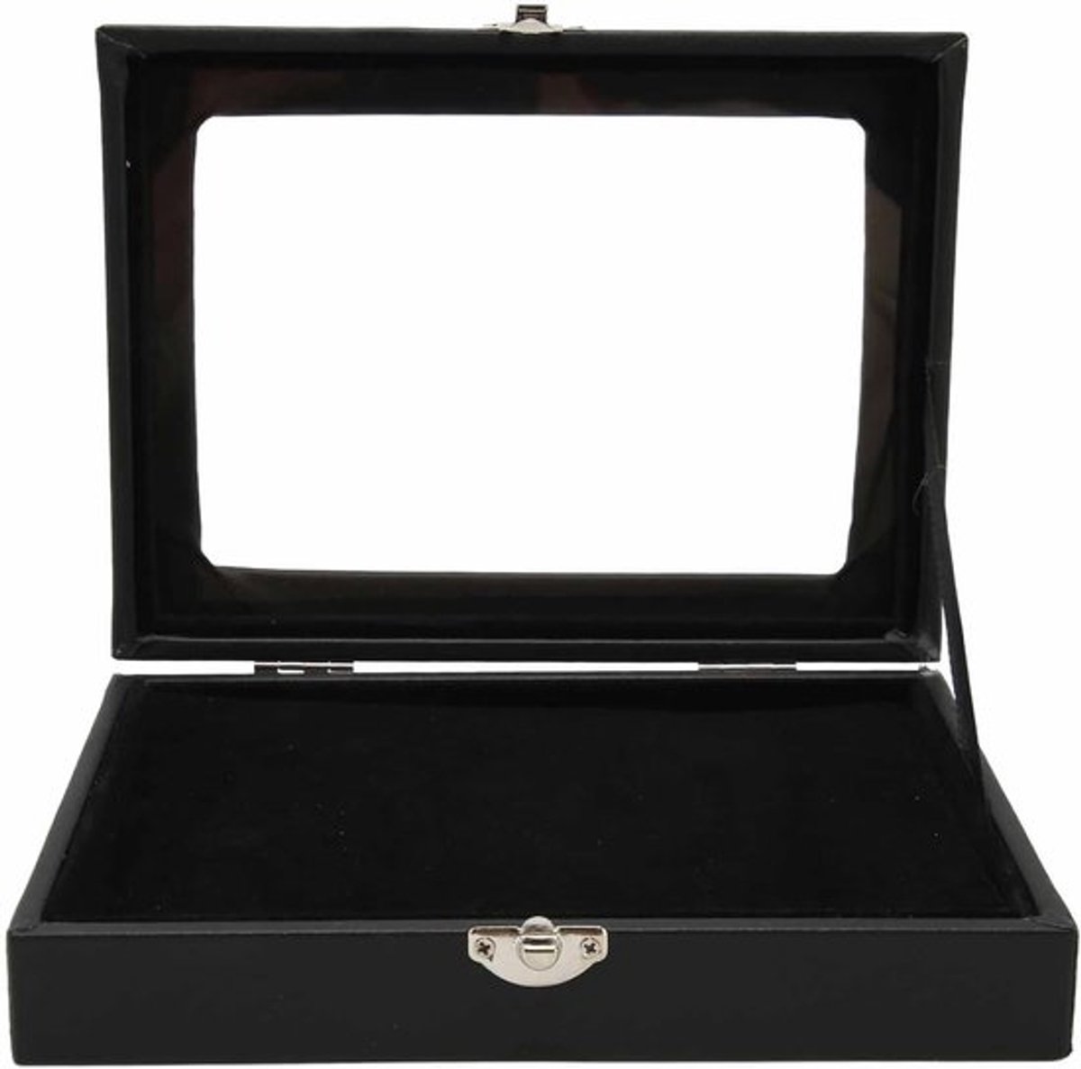 Transparante Glazen Display Case voor Collectie van Pins, Medailles en Sieraden - Stofdicht en Perfect voor Verzamelingen