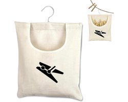 Wasknijperzak - Kaki - 32 x 28 cm - Duurzaam Canvas met Draaibare Haak - Voor Thuis en Reizen