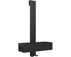 Alos Doucherek Voor Douchewand | Zwart | Aluminium