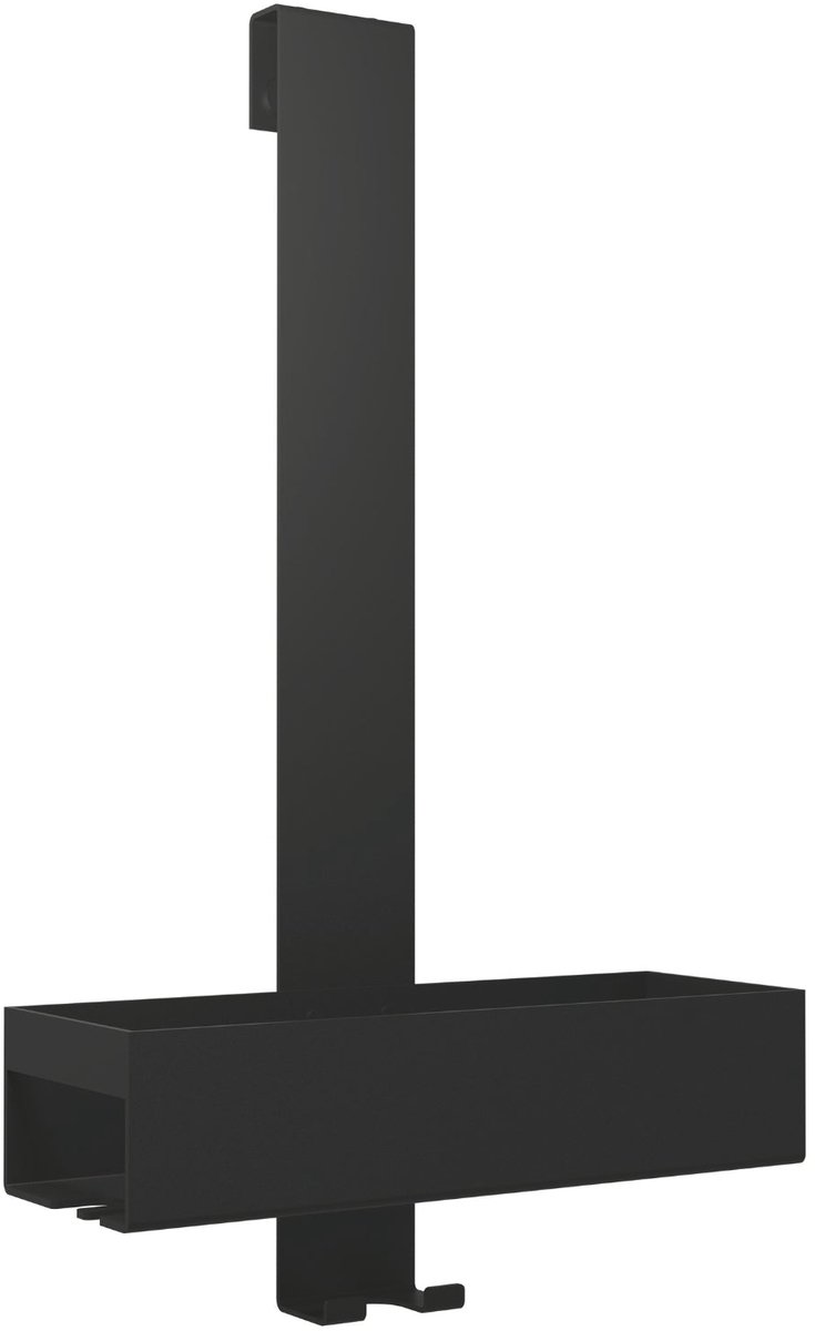 Alos Doucherek Voor Douchewand | Zwart | Aluminium