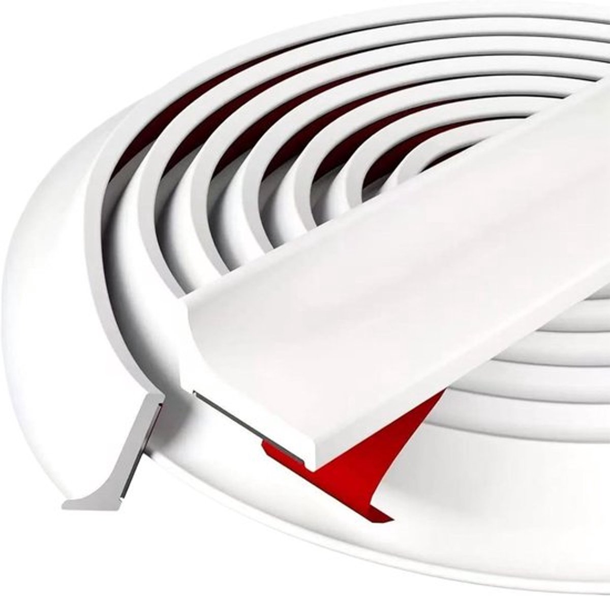 Waterdichte douche waterdampstrip van 200 cm - Siliconen zelfklevende waterstopper voor badkamer, keuken en aanrecht