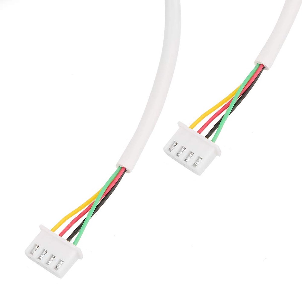 Videodeurbellen kabel 10 meter - 4-aderige flexibele koperen kabel - met 2 reserveconnectoren - ShopVlot