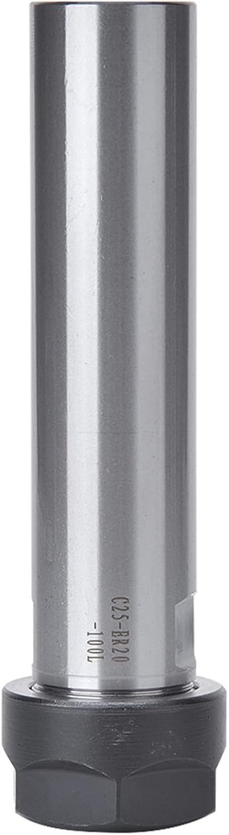 SnelShoppen - ER20 Collet Houder, ER20A 100L 100mm Lengte Collet Houder Uitbreiding Tool Houder met Rechte Schacht (C25) voor Diepe Boren