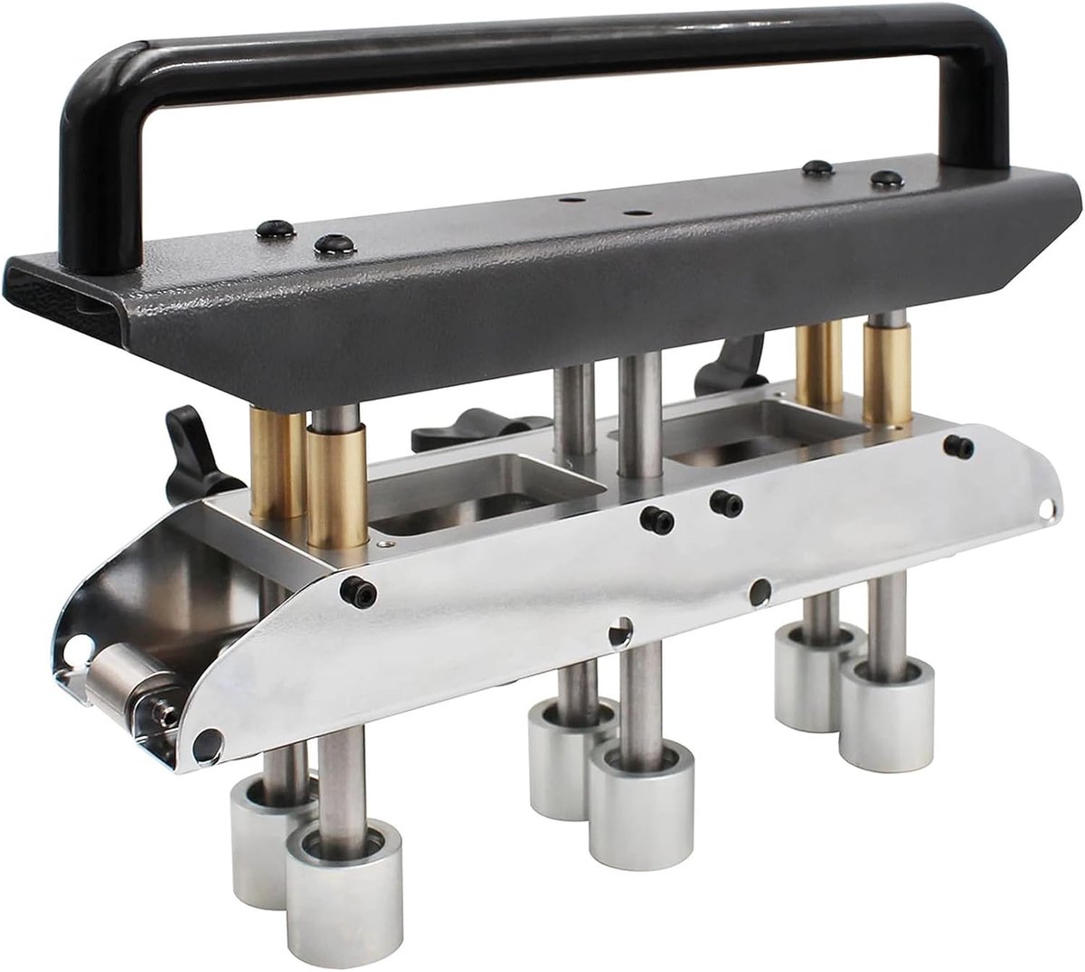 SnelShoppen - 3 Station Edge Roller Bender, Bending Tool voor Metaal, 0-90° Buighoek, Geschikt voor 13-130mm Bogen, Voor Aluminium, Staal, Koper, Dakb